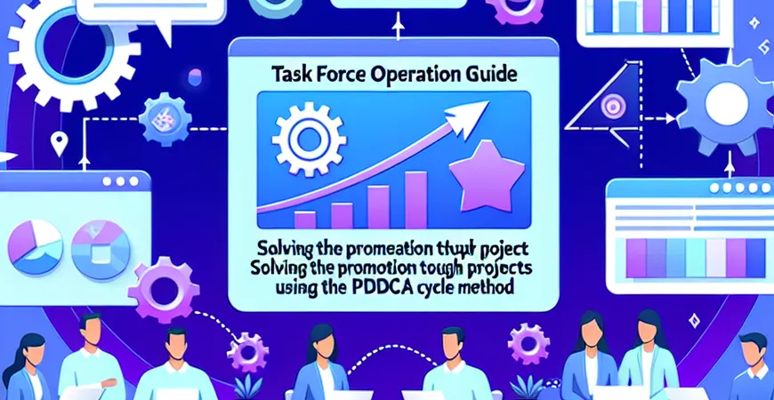  攻坚小组运作指南：解决推广“硬骨头”的PDCA循环法  